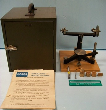 CENTRAL SCIENTIFIC CENCO-DUNOUY TENSIOMETER CAT NO: 70535 ASTM D 971-99A (OIL-WATER INTERFACIAL TENS