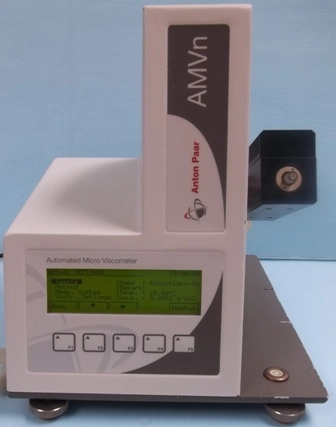 ANTON PAAR AMVN AUTOMATED MICRO VISCOMETER, TYPE: AMVN, NO: 720267, TUBE SIZE: 016 NO 21304248, IN