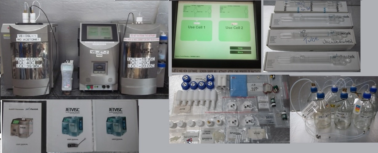 PSL RHEOTEK AUTOMATIC JETVISC SUB-ZERO KINEMATIC VISCOMETER, ASTM D 1655; DEF STAN 91-91;ASTM D 445,