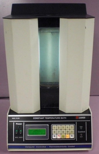CANNON INSTRUMENT COMPANY TE-3000 CONSTANT TEMPERATURE BATH, COMPUTER CONTROLLED, THERMO-ELECTRICALL