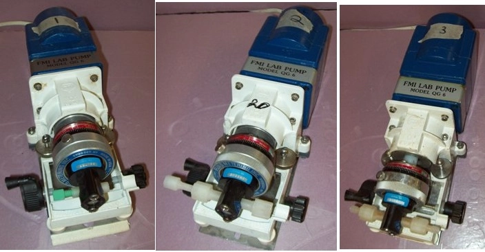 FLUID METERING INC, FMI LAB PUMP MODEL QG6 MODEL: V06231AA11, VOLTS: 115, 60 HZ, AMP: 87, PHASE: 1