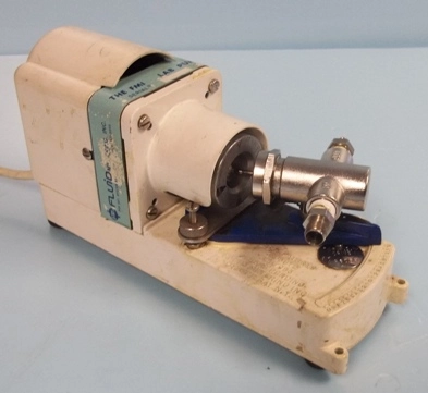 FLUID METERING INC, LAB PUMP MODEL: RPG50, 120V, 1/4" PISTON, 0-13ML/MIN FLOW