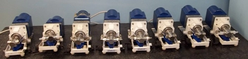 FLUID METERING INC TYPE: QG 20 LAB PUMP MODEL: QG20-0 W/ PISTON DIAMETER 1/8 FLOW RANGE ML/MIN 0 TO 