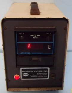 PREISER SCIENTIFIC INC TEMPERATURE CONTROLLER ENCLOSURE WITH ATHENA CONTROLS CONTROLLER MODEL# PSI 