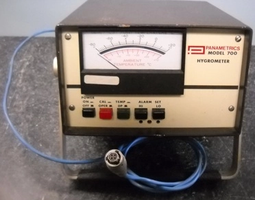 PANAMETRICS, MODEL NO - 700 HYGROMETER, - 1130, 120V, 50/60, 5W, MODEL NO - F-08-12, W/ 4 PIN LOCK