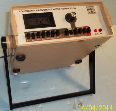 YSI INCORPORATED (YELLOW SPRINGS INSTRUMENT CO) CONDUCTANCE-RESISTANCE METER VSI MODEL 34 : 93J0922