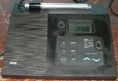 ORION MODEL: SA520, DIGITAL PH /TEMP / MV METER WITH PROBE : TR97A