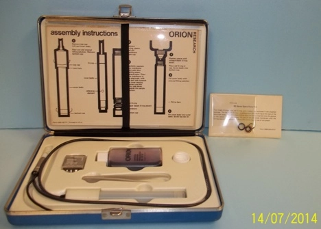 ORION IONANALYZER KIT INCLUDES ORION RESEARCH AMMONIA POROUS MEMBRANES 95-10-04, 0128682 ELECTRODE T