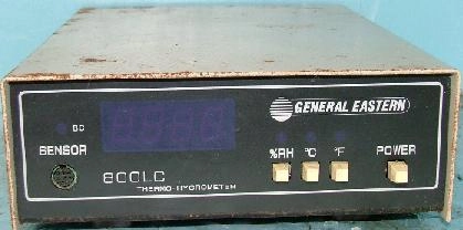 GENERAL EASTERN 800 LC THERMO-HYGORMETER, : 0 2YO, NO POWER SUPPLY OR SENSOR )