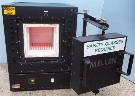 MELLEN MICROTHERM BOX FURNACE, MODEL: MTB12-8X8X8-1Z, 07015976, VOLTS: 208, AMPS" 30, CHAMBER: 8" X 