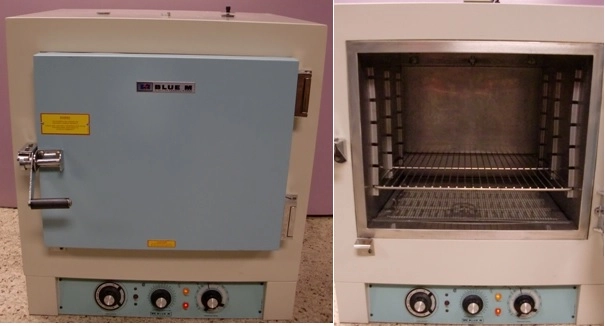 BLUE M STABLE THERM GRAVITY OVEN, MODEL: OV-18A, VOLTS: 120, 1 PHASE, HZ: 60, : 18A041, TEMPERATURE 