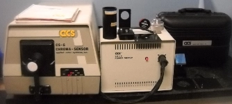 ACS APPLIED COLOR SYSTEMS, INC CS-5 CHROMA SENSOR SPECTROPHOTOMETER BASED COLOR SYSTEM, COMPUTER OP