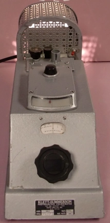 KLETT-SUMMERSON PHOTO ELECTRIC COLORIMETER, PAT NO 2193437-1940, KLETT MFG CO, INC NY USA,