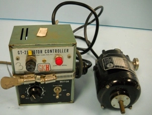 GK HELLER CORP OVERHEAD STIRRER WITH GK HELLER CORP GT-21 MOTOR CONTROLLER, WITH VARIABLE SPEED 