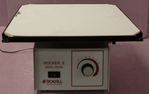 BOEKEL SCIENTIFIC, ROCKER II, M/N: 260350, : 0429 03871, WATTS: 6, VOLTS: 12V, AMPS: 05A, HZ: 60