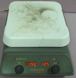 CORNING PC-620D, HOT PLATE AND STIRRER, 6795-620D,LOT: 22409501, : 133809224165, 120 VAC,60 HZ, 93 