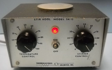 THERMO ELECTRICS UNLIMITED INC STIR KOOL TEMP STIRRER CONTROLLER, - 4797, MODEL NO- SK12, 120V