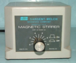 SARGENT-WELCH SCIENTIFIC COMPANY MAGNETIC STIRRER CAT# 5-76491-10 