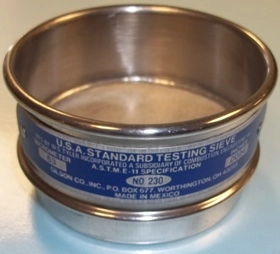 VWR SCIENTIFIC USA STANDARD TESTING SIEVE NO 20, OPENING MICROMETER 850, OPENING IN INCHES 0033