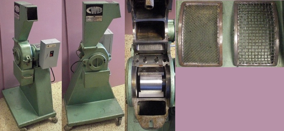 CW CWB BRABENDER INSTRUMENTS INC GRANULATOR TYPE: 510/9, NO K5238, VOLTS: 230, AMPS: 4, PH:1, CY