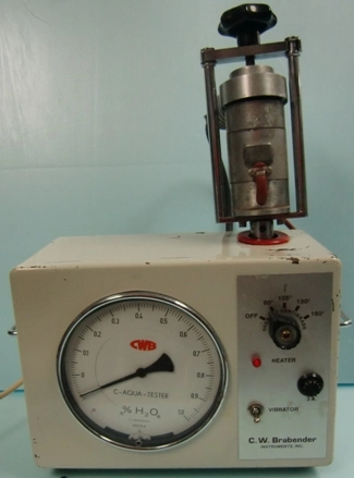 CW CWB BRABENDER INSTRUMENTS INC C-AQUA-TESTER TYPE C-4L NO13276 VOLTS 115 AMP1 PH 1 CY 60 HZ 