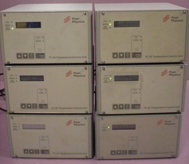 ANTON PAAR PHYSICA, TC 20 TEMPERATURE CONTROL UNITS, 1 NO: 220989, (WORKS) V-230/115, Hz 50/60, VA 2