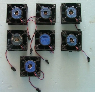 PANAFLO ELECTRONICS COOLING FANS DC BRUSHLESS 12V MODEL: FBA06A24H