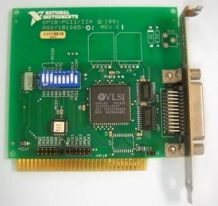 NATIONAL INSTRUMENTS GP-IB PCIIA CARD, GPIB-PCII/11A ASSY 181065-01, REV E1, IEEE-4882 181067-01/ V