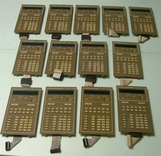 HEWLETT PACKARD HP SERIES II GAS CHROMATOGRAPH CONTROL KEYPAD AND BOARD WITH RIBBON CABLE