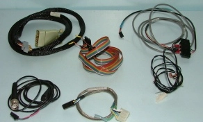 CABLES CONSISTING OF: 1) 200154 REV B FW 1V/1MV RED+ BLACK- CLEAR GROUND 1) 229633 REV A BNC TO 3 