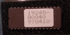 CHIP, MALAYSIA, AM27C256, -2200DC, 9631DPB, 1986 AMD, 19245-80040 970410