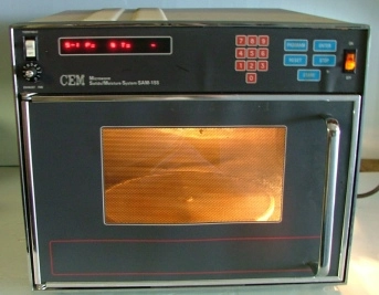 CEM MICROWAVE SOLIDS / MOISTURE SYSTEM, SAM-155, VOLTS: 120, 60HZ, MODEL: 920080, : R 2183 MAGNETRO