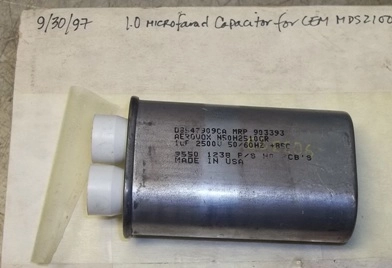 CEM MDS 2100 MICROWAVE 10 MICROFARAD CAPACITOR (NEW)