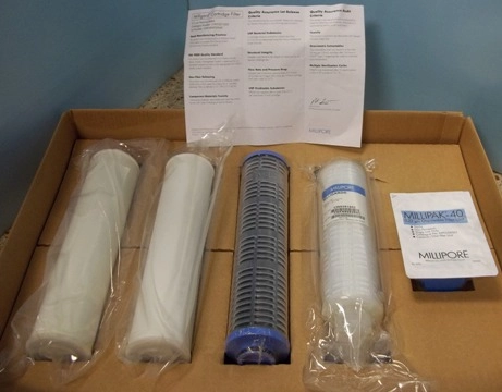 MILLIPORE MILIGARD FILTER KIT INCLUDES 2 FILTER HOLDER AND 2 FILTERS CAT NO CW0351S03, LOT NO C6N