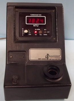 HF SCIENTIFIC TURBIDIMETER (NTU) PRODUCT: DRT-100BR, MODEL: 20052, : 24573 115V/230V , DIGITAL READ 