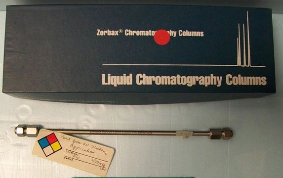 ZORBAX LIQUID CHROMATOGRAPH HPLC COLUMN ZORBAX RX-C18 46 MM X 25 CM, : 880967902, CU 3233, RECOMME