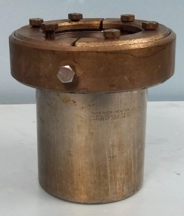 PARR INSTRUMENT COMPANY 1000 ML REACTOR VESSEL MOLINE 1 LL USA PATENT 2625296 6&frac14;" SCREW HEADS FIT