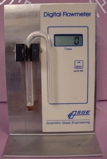 SGE, CO SCIENTIFIC GLASS ENGINEERING, DIGITAL FLOW METER, NO 201356