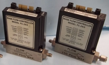 TYLAN CORP MASS FLOW CONTROLLER FC-260V 50 SCCM AIR : AA105119 AND AA9 303040