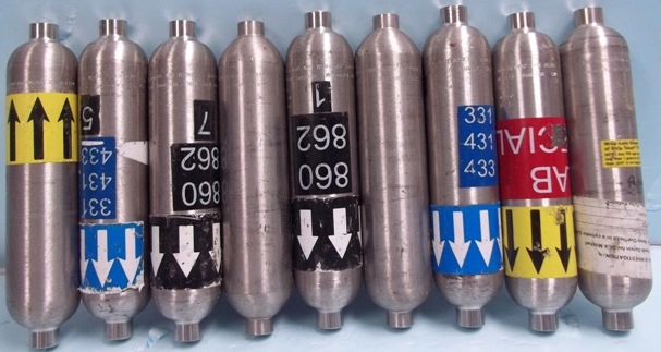 SWAGELOK, WHITEY, 300 ML, SAMPLE CYLINDER DOT-3E1800 304L-HDF4-300