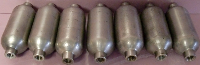 WHITY 150 CC, SAMPLE CYLINDERS 3E 1800, 304L-HDF4, 150 CC NO VALVES 