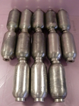  DOT-SP 150 CC, SAMPLE CYLINDERS 10776 1800, 316 SS, 150 CC NO VALVES 