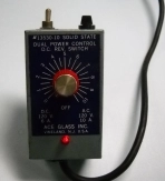 ACE GLASS INC VINELAND NJ USA 13530-10 SOLID STATE DUAL POWER CONTROL DC REV SWITCH 