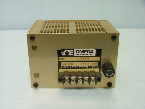 OMEGA ENGINEERING INC MODEL U24Y100 UNREGULATED POWER SUPPLY