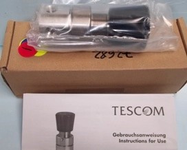 TESCOM PRESSURE REDUCER SERIES 44-1800, TESCOM EUROPE SELMSDORF GERMANY, PART NO: 44-1862-24V821, NO