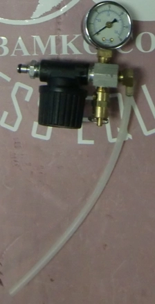 PRESSURE REGULATOR VALVE MAX IN 125PSIG MAX OUT 8 PSIG #JGHV-453 INCLUDES 1 BLEED OFF VALVE 1 GAUGE 