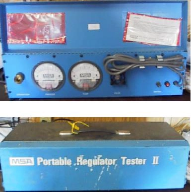 MSA PORTABLE REGULATOR TESTER II DWYER : 486668, ; 00605, MAX PRESS 15 PSI