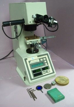 ATS ANTONIK HARDNESS TESTER, MODEL: MVK-H1, : 998, AC: 120V, ROTARY ENCODER MICON CORPORATION, MODEL