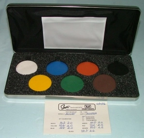 SHORE INSTRUMENTS INSTRON TEST BLOCK KIT : 71430 : AO1435 CERT 023508A, ASTM D2240 KIT CALIBRATION: