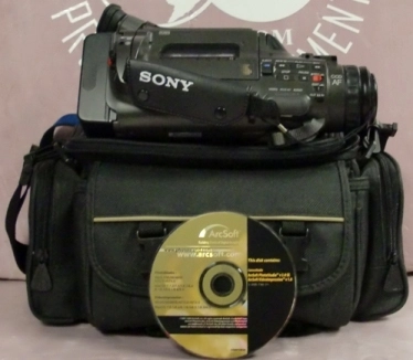 SONY VIDEO 8 12X HANDY CAM MODEL: CCD-FX-520 VIDEO CAMERA RECORDER DC 6V, : 3-952-650-01-43588 INCLU